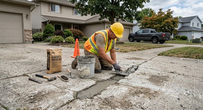 Driveway Slab Repair in Corpus Christi, TX
