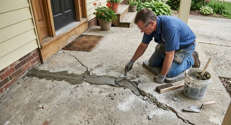 Entryway Concrete Repair in Corpus Christi, TX